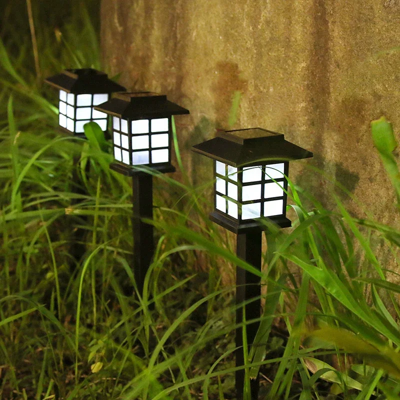 2 Pack Solar Pathway Lights Outdoor Waterproof Garden Yard LED Lighting White
