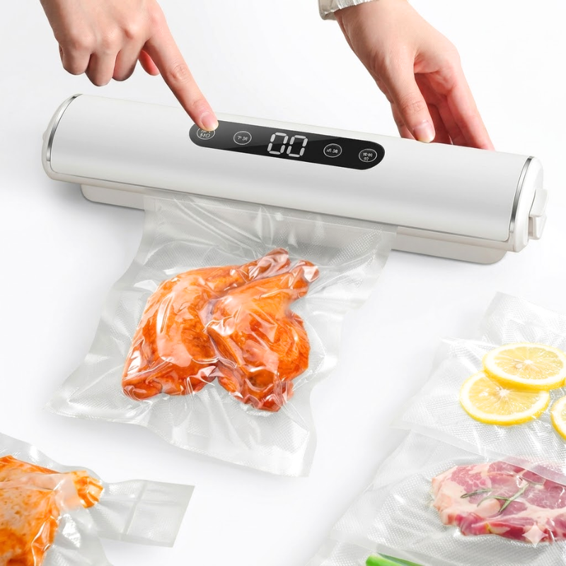 Vacuum Food Sealer Machine 30cm Kitchen Food Packaging System with Touch Controls