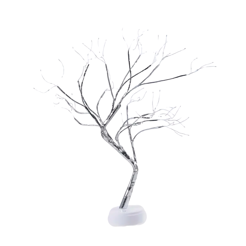 108 LED Tree Lights Warm White USB or Battery Operated Decorative Table Lamp for Home Party and Holiday Decor