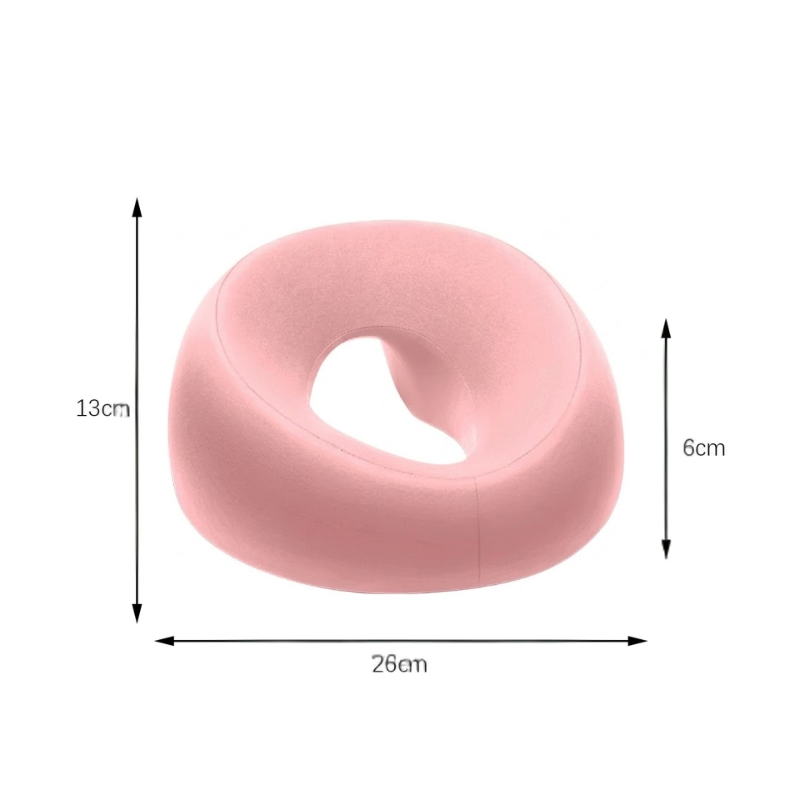 Face Down Desk Nap Pillow Memory Foam Prone Rest Head Support Cushion Pink