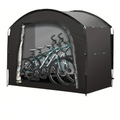 Portable Storage Tent Black Large Waterproof Bicycle Shelter for Bikes Garden Equipment and Outdoor Gear