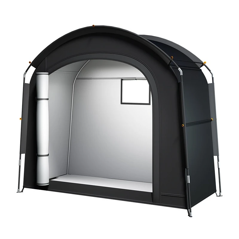 Portable Storage Tent Black Small Waterproof Bicycle Shelter for Bikes Garden Equipment and Outdoor Gear