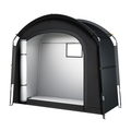 Portable Storage Tent Black Small Waterproof Bicycle Shelter for Bikes Garden Equipment and Outdoor Gear