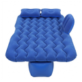 Inflatable Blue Car Travel Mattress Bed with Pillows for Back Seat Sleeping Camping Road Trips and Outdoor Adventures