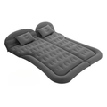 Inflatable Black Double Car Travel Mattress Bed with Pillows for Back Seat Camping Road Trips and Outdoor Adventures