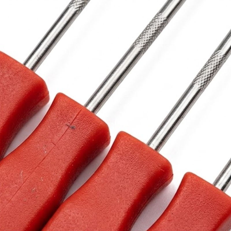 4 Piece 14.2cm Pick and Hook Tool Set O-Ring Seal Remover Precision Repair Tools Red