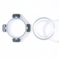 620ml Round Glass Food Storage Container with Lid Microwave Freezer Dishwasher Friendly