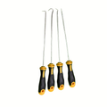 4 Piece 25cm Pick and Hook Tool Set O-Ring Seal Remover Precision Repair Tools Yellow