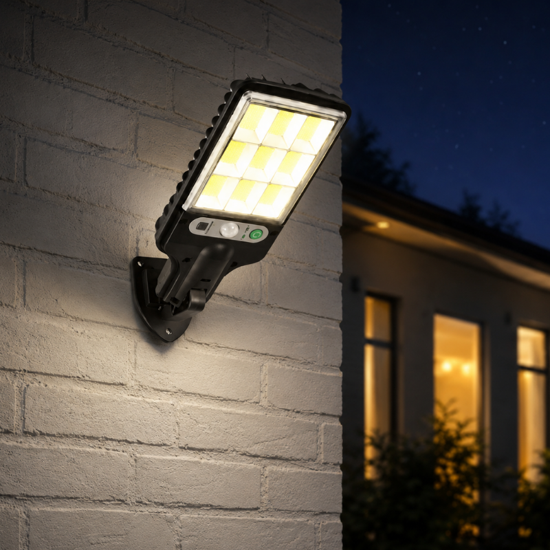 108 COB Solar Security Light Outdoor Motion Sensor Lamp Waterproof with Remote Control