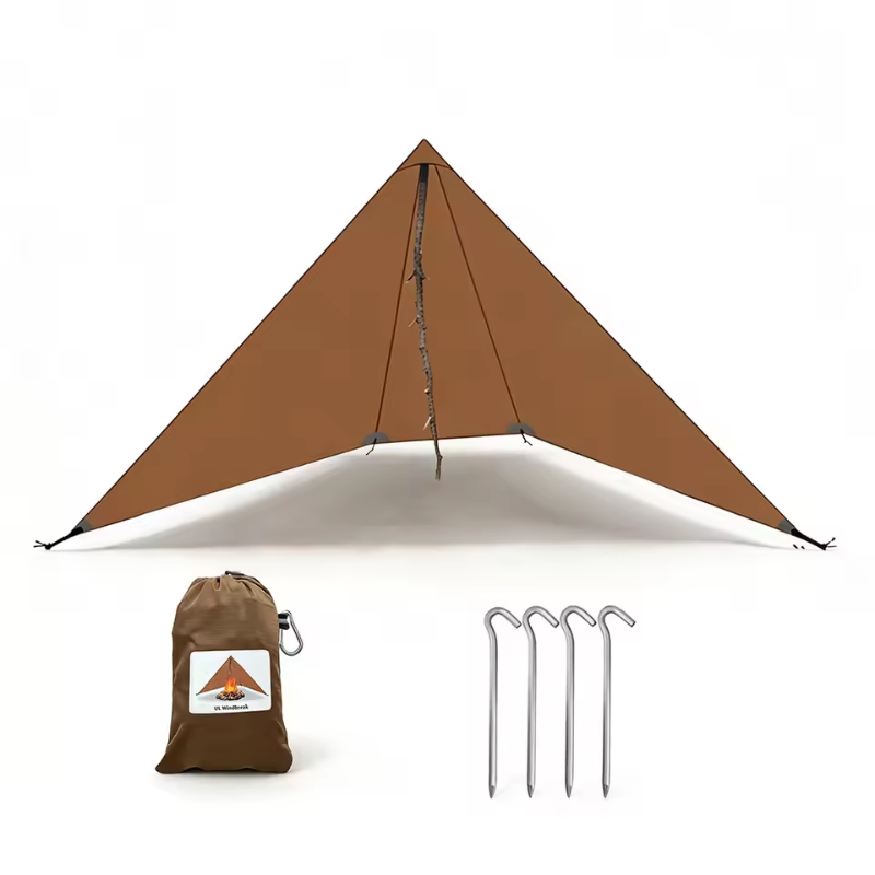 Camping Stove Windbreak Wind Shield Portable Outdoor BBQ Windproof Fabric Screen