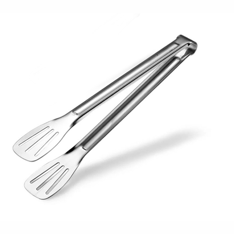 Stainless Steel BBQ Food Tongs Long Cooking and Serving Clip