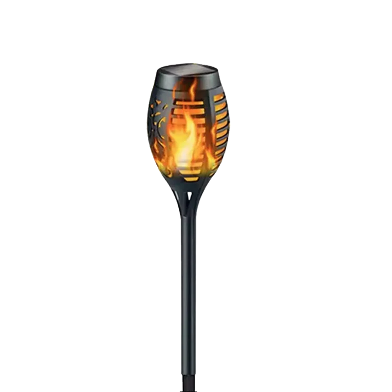 1 Piece Solar Flame Torch Light 12 LED Flickering Waterproof Outdoor Garden Lamp