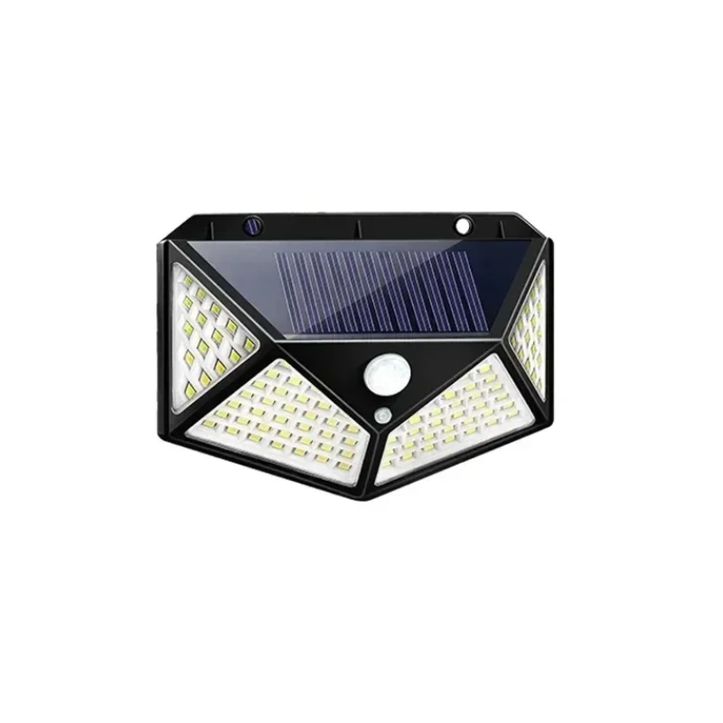100 LED Solar Motion Sensor Light Outdoor IP65 Waterproof Wall Security Light