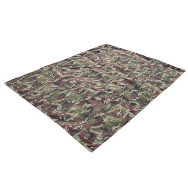 150x200cm Green Camouflage Thickened Non-Slip Camping Mat Heavy Duty Oxford Ground Sheet for Outdoor Travel