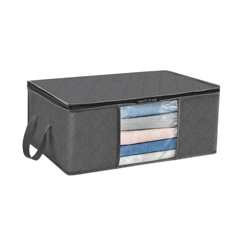 1 Piece 35L Foldable Storage Bag Clothes Blanket Organizer 50x35x20cm with Handle
