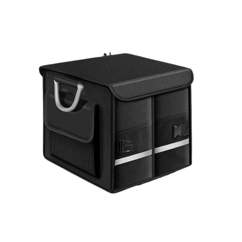 36L Foldable Car Trunk Storage Box Waterproof Cargo Organizer with Reinforced Handle