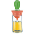 Oil Bottle with Silicone Brush Red Green BBQ Cooking Oil Dispenser