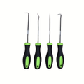 4 Piece 17cm Pick and Hook Tool Set O-Ring Seal Remover Precision Repair Tools Green