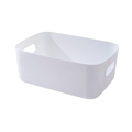 10PCS Stackable Plastic Storage Boxes Open Top Organizer Bins for Desktop Shelf Cabinet