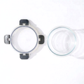 420ml Round Glass Food Storage Container with Lid Microwave Freezer Dishwasher Friendly