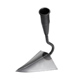 21cm Heavy Duty Triangle Garden Hoe Weeding Tool Steel Cultivator Shovel Head