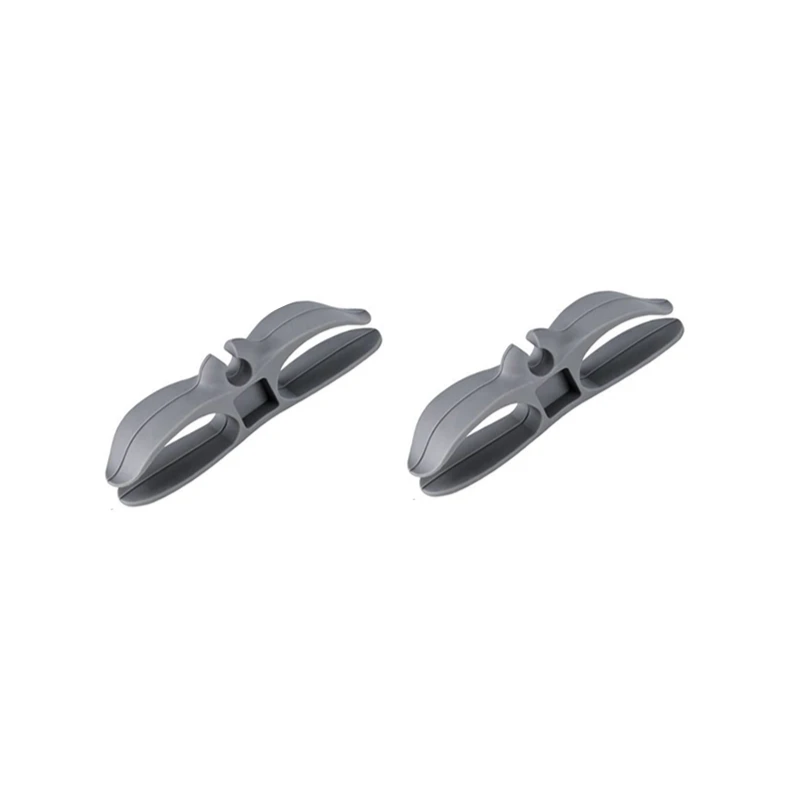 2 Piece Gray Cable Organizer Wire Winder Cord Holder Kitchen Appliance Cable Management