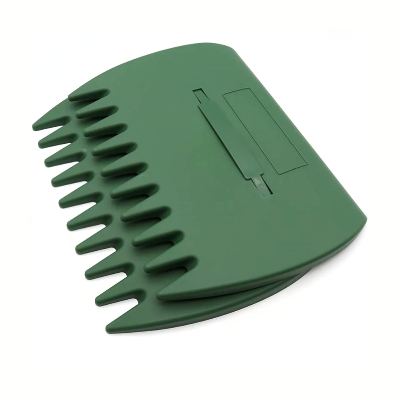 2 Piece Leaf Scoop Rake Plastic Handheld Garden Leaf Collector Cleanup Tools