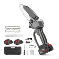 6 Inch Mini Cordless Electric Pruning Saw Rechargeable Wood Cutting Tool with 2 Batteries