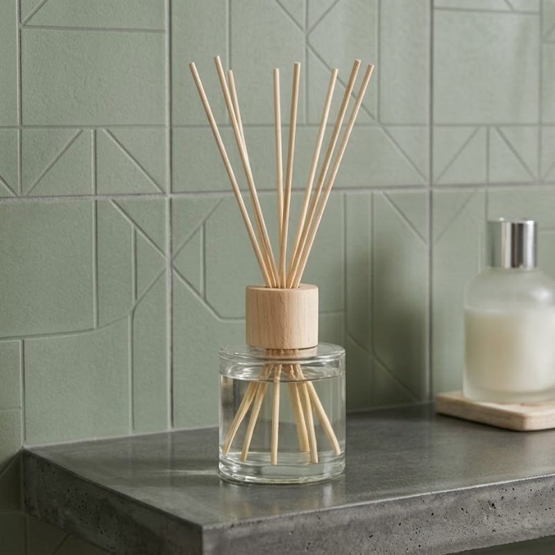 100 Piece Natural Rattan Reed Sticks 3x200mm Diffuser Replacement Sticks Home Fragrance