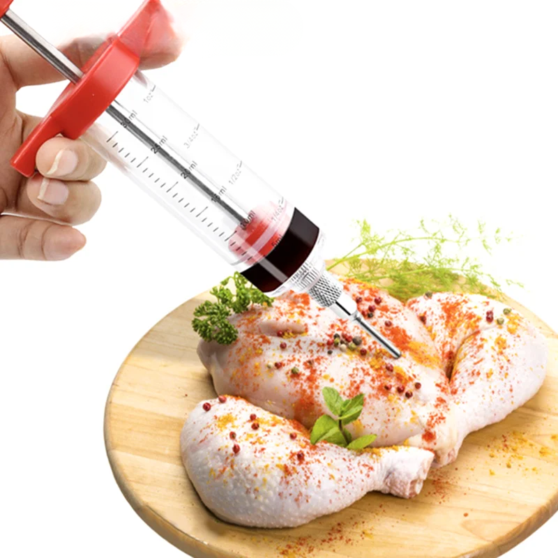 BBQ Marinade Injector Syringe 30ml with Stainless Steel Needle