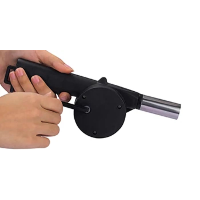 Mini Hand Crank BBQ Air Blower Portable Fire Fan for Grill Camping Outdoor Cooking