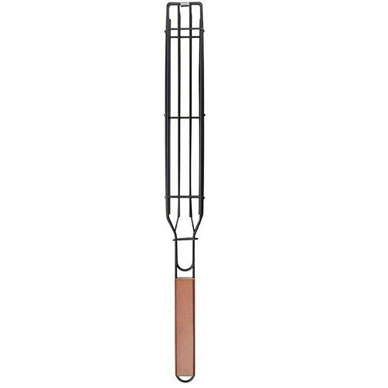 Portable Nonstick BBQ Grilling Basket for Camping Picnic and Outdoor Cooking