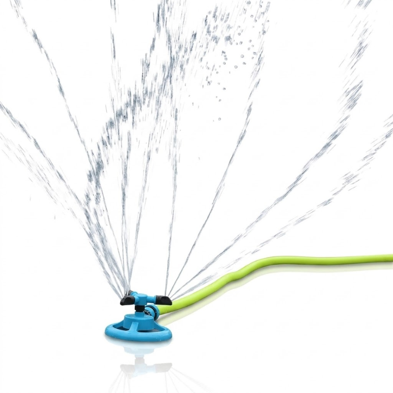 360° Rotating Garden Sprinkler Adjustable Spray Irrigation Nozzle for Lawn and Outdoor Watering