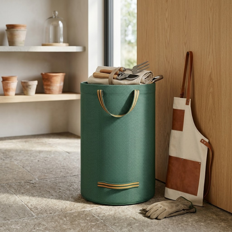120L Garden Waste Bag Heavy Duty Reusable Yard Leaf Debris Collection Bag