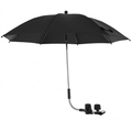 75cm Black Clip On Beach Umbrella 360 Degree Adjustable UV Sun Shade for Camping Chairs