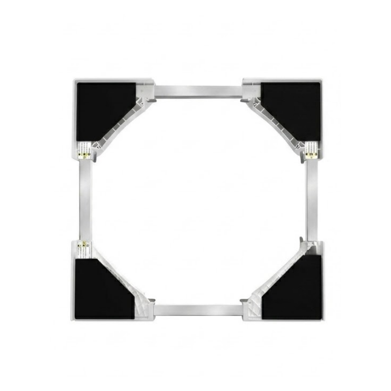 Adjustable Washer Dryer Stacking Rack Heavy Duty Aluminum Alloy Anti Slip Support Frame