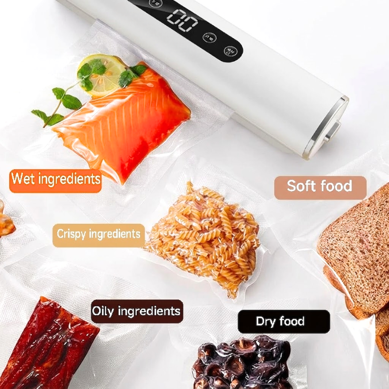 Vacuum Food Sealer Machine 30cm Kitchen Food Packaging System with Touch Controls