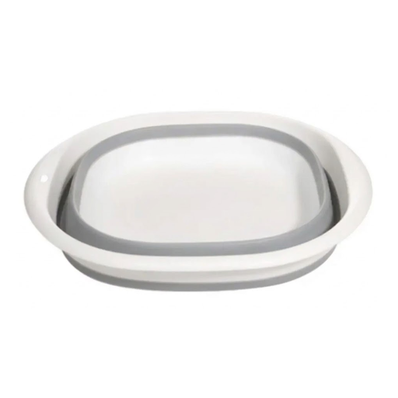 36cm Collapsible Foot Bath Basin Foldable Soaking Tub Portable Plastic Wash Basin for Home Travel and Laundry