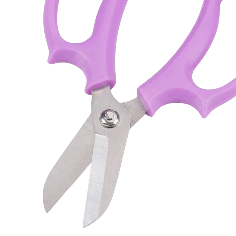 6 Piece Purple Bonsai Scissors Pruning Shears Stainless Steel Floral Cutting Tool Set