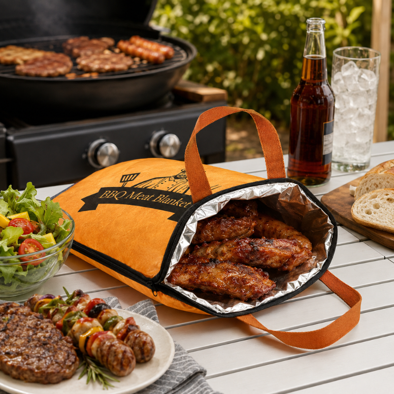 21 Inch Large BBQ Meat Resting Bag Insulated Thermal Storage Blanket for Brisket Beef Pork and Turkey