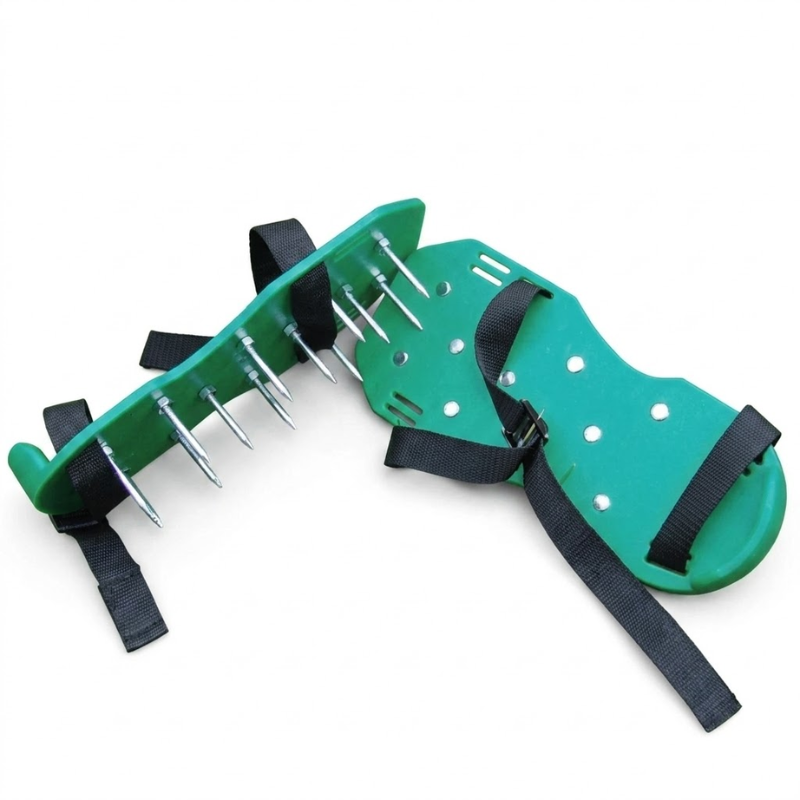 Lawn Aerator Shoes Spike Sandals Adjustable Garden Grass Soil Aerating Tool Set