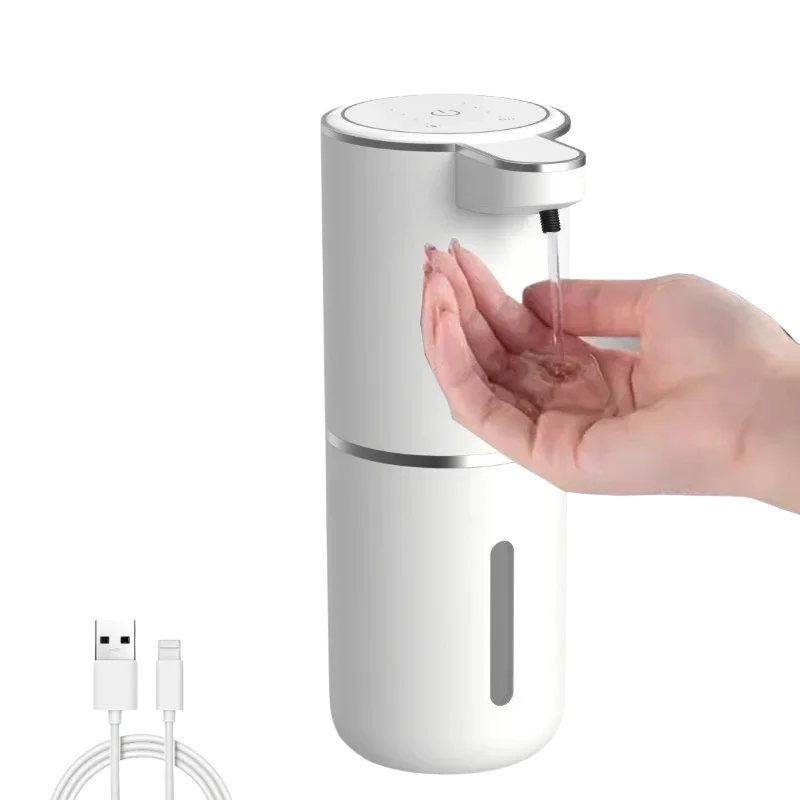 Automatic Liquid Soap Dispenser Touchless Infrared Sensor USB Rechargeable Countertop