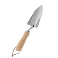 Garden Hand Sharp Shovel Heavy Duty Stainless Steel Wooden Handle Digging Tool for Planting and Weeding