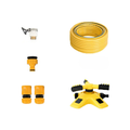 360 Degree Garden Sprinkler Kit with 10m Hose Automatic Rotating Watering System for Lawn Garden and Yard