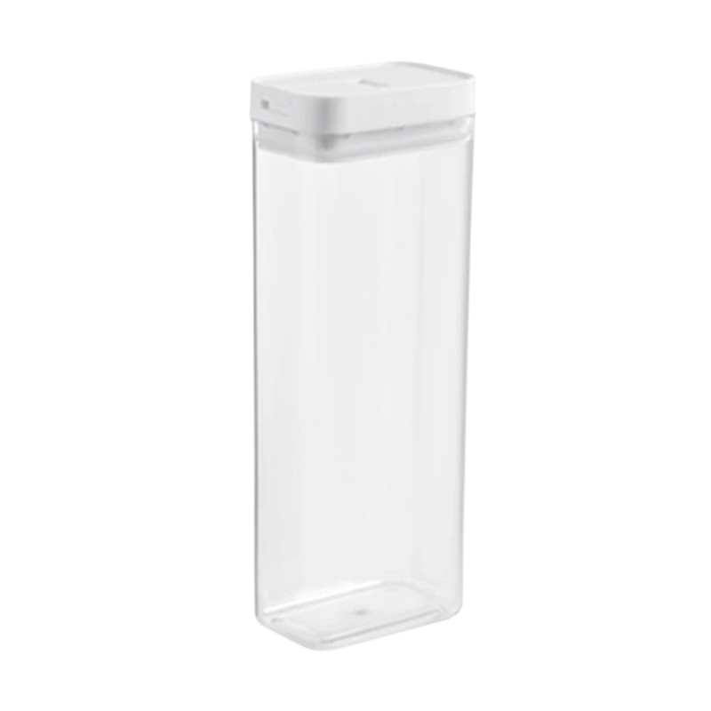 1800ml Transparent Pasta Storage Box Plastic Dry Food Container with Lid
