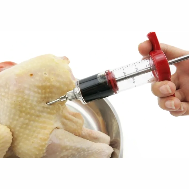 BBQ Marinade Injector Syringe 30ml with Stainless Steel Needle