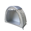 Waterproof Bicycle Storage Tent Khaki with Rainfly Portable Outdoor Shelter for 2 to 3 Bikes Garden Equipment