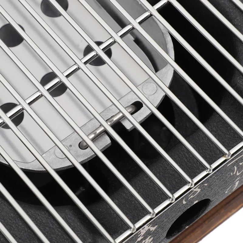 Portable Japanese Charcoal BBQ Grill Stove Rectangle Tabletop Camping Grill