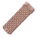 Inflatable Khaki Camping Mat with Built In Air Pump Pillow for Hiking Trekking Travel and Outdoor Use