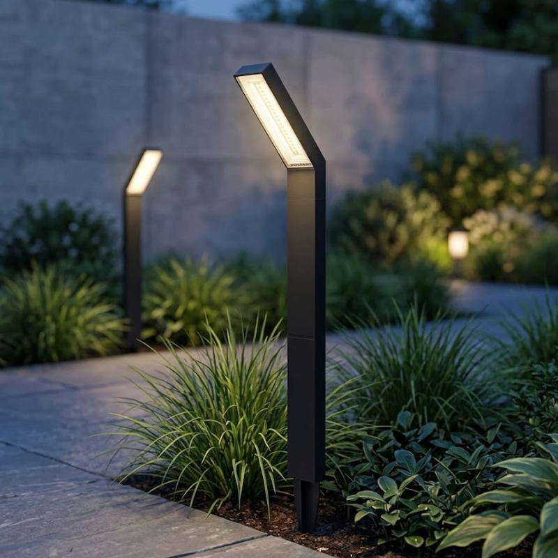 4 Pack Solar Pathway Lights Outdoor 3 Color Modes Waterproof Garden Lawn LED Lights
